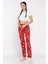 Kadın Ayıcık ve Kalp Baskılı Bel Lastikli Pijama Altı P-00017166 2