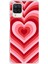 Samsung Galaxy A12 Uyumlu Şeffaf Kılıf Kalp 3 Tasarımlı 1