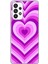 Samsung Galaxy A73 Uyumlu Şeffaf Kılıf Kalp 2 Tasarımlı 1
