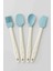 Silikon 4lü Spatula Fırça Seti Mini Set 1