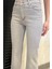 Kesik Paça Yüksek Bel Kadın Jean Kot Pantolon P-00015016 4