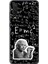 Xiaomi Mi 9 Lite Uyumlu Şeffaf Kılıf Einstein Tasarımlı 1