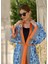Mavi Çiçekler Kimono 2