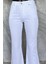 Kesik Paça Yüksek Bel Kadın Jean Kot Pantolon P-00015016 4