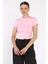 Kadın Bisiklet Yaka Likralı Modal Kumaş Crop Top Bluz P-00016175 2