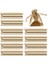 100 Adet Altın Varak Organze Çanta Şeker Hediye Çantaları Noel Dekorasyonu Düğün Partisi Hediyelik Kese Hediye Paketleme Çantaları Bağcıklı Kese 7X9CM (Yurt Dışından) 3