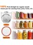 100 Adet 70MM Normal Ağızlı Konserve Kapakları Top, Kavanozlar Için Bölmeli Tip Metal Kavanoz Kapakları Konserve Için, Normal Ağızlı Kavanozlar Için (Yurt Dışından) 2