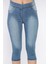 Kadın Kapri Jean Kot Tayt P-00017436 3