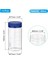 4 Paket Reaktif Ortam Depolama Şişeleri, 500ML Borosilikat Cam Geniş Ağızlı Dereceli Yuvarlak Şişeler GL32 Vidalı Kapaklı (Yurt Dışından) 2