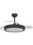 Vanti 30W 42" Inç Siyah Modern 3 Renk Kumandalı Ledli Dekoratif Tavan Vantilatörü KCF306 1