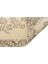 Krem Kahverengi Göbekli Desen Eskitme Vintage Halı 5