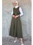 Kemerli Tesettür Jile Elbise P-00016253 2