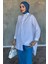 Yaka Taş Detaylı Tesettür Tunik P-00017687 2