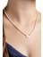 Diamond Collection 14 K Sarı Altın 0.03 Karat Pırlanta Doğal Inci Kolye 2