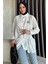 Yan Bağlamalı Taş Işlemeli Tesettür Tunik P-00017545 2