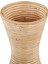 El Yapımı Doğal Ahşap Vazo, Dekoratif Obje, Bohem Tarz, El Işçiliği Rattan Saksı, 50 cm 5