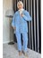 Tesettür Jean Kot Ceket Pantolon Ikili Takım P-00017550 2