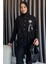 Yan Bağlamalı Taş Işlemeli Tesettür Tunik P-00017545 2