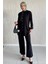 Dantelli Taşlı Tesettür Tunik Pantolon Ikili Takım P-00017622 2