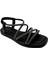Velourae - Kadın Taşlı Sandalet - Siyah - 39 4