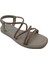 Velourae - Kadın Taşlı Sandalet - Bej - 37 4