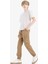 E5036 Kahve Erkek Çocuk Kargo Jogger Standart Paça Paraşüt Pantolon 2