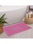 Banyo Çiçekli Pamuklu Ayak Havlusu 50X70CM Pembe 2'li 3