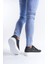 ET155 Warrior Bağcıklı ve Fermuarlı Cilt Erkek Günlük Sneaker Ayakkabı Bt - Siyah 3