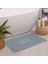 Banyo Çiçekli Pamuklu Ayak Havlusu 50X70CM Yeşil 2'li 3