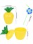 Ananas Hawaii Luau Aloha Pipetli Içecek Kabı Bardak 10X13 cm 1 Adet 2