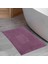 Banyo Kareli Ayak Desenli Pamuk Ayak Havlusu 50X70CM Mor 2’li 2