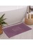 Banyo Kareli Ayak Desenli Pamuk Ayak Havlusu 50X70CM Mor 2’li 3