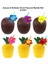 Ananas Lamp; Hindistan Cevizi Tasarımlı Pipetli Bardak Seti (6 Adet) 1
