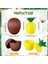 Ananas Lamp; Hindistan Cevizi Tasarımlı Pipetli Bardak Seti (6 Adet) 2