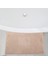 Banyo Kareli Ayak Desenli Pamuk Ayak Havlusu 50X70CM Sütlü Kahve 2’li 4