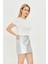 Kadın Örme Ribana Crop T-Shirt 5