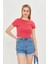 Kadın Örme Ribana Crop T-Shirt 7