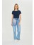Kadın Örme Ribana Crop T-Shirt 2