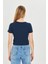 Kadın Örme Ribana Crop T-Shirt 6