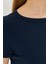 Kadın Örme Ribana Crop T-Shirt 8