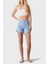 % 100 Pamuk Regular Fit Yüksek Bel Kot Short Bayan Short 053 2