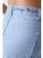 % 100 Pamuk Regular Fit Yüksek Bel Kot Short Bayan Short 053 5