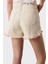 % 100 Pamuk Regular Fit Yüksek Bel Kot Short Bayan Short 053 4