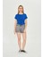 Kadın Örme Ribana Crop T-Shirt 1