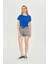 Kadın Örme Ribana Crop T-Shirt 2