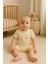 Organik Pamuk Mini Taç Desenli Krem Bebek Takımı 1