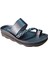 1724 Siyah Cilt Parmak Arası Comfort Casual Anatomik Terlik 1