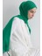 Brıce Benetton Yeşil Uzun Saçak Püsküllü Pamuklu Şal 8