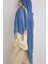 Brıce Indigo Uzun Saçak Püsküllü Pamuklu Şal 6
