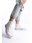 Beyaz Kadın Uzun Keten Spor Ayakkabı Günlük Sneakers Cnv6 1